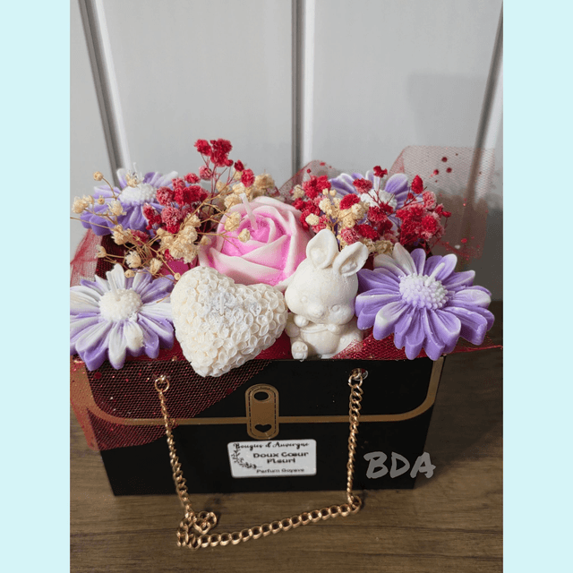 Doux cœur fleuri 