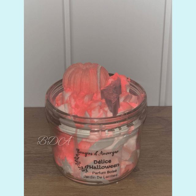 Délice halloween  Bougie phosphorescente