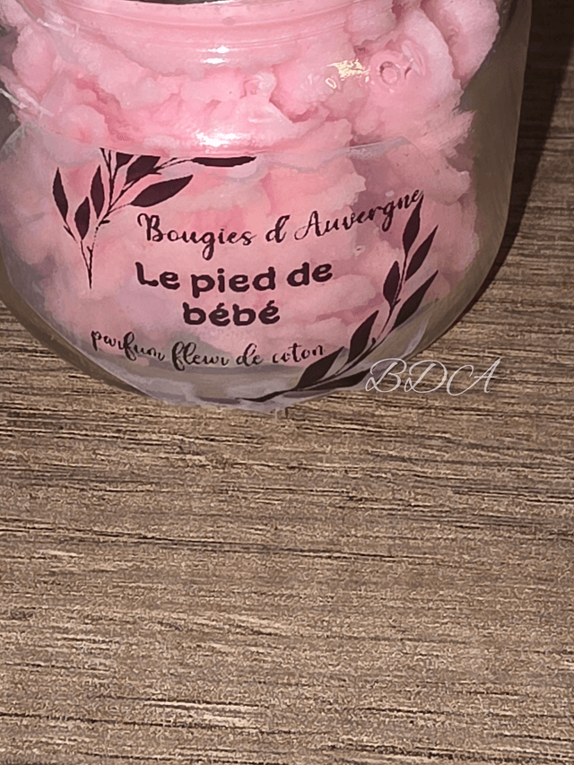 Le pied de bébé parfum fleur de coton