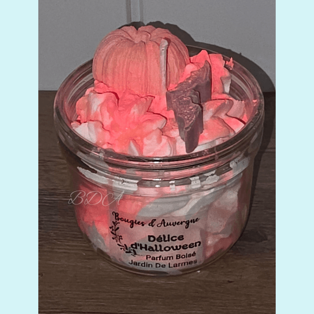 Délice halloween  Bougie phosphorescente