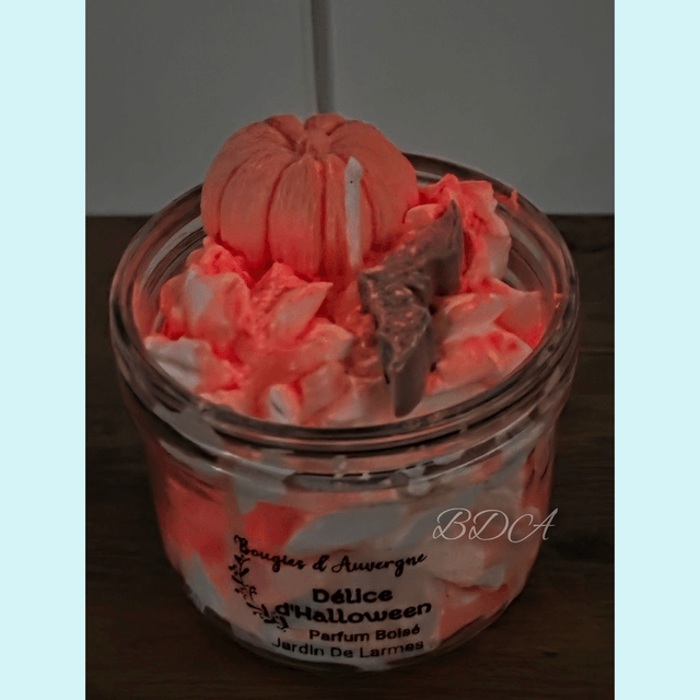 Délice halloween  Bougie phosphorescente