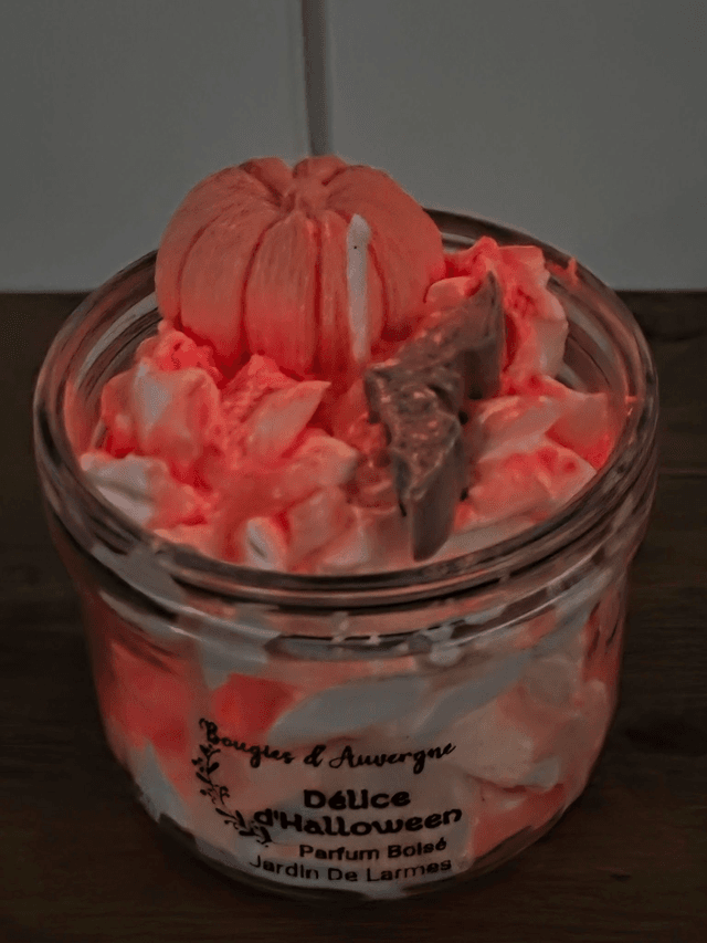 Délice halloween  Bougie phosphorescente